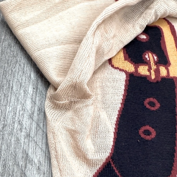 L.A.M.B. FALL 2007 - Beige and Black Turtleneck Sweater - Size Small - Picture 7 of 16